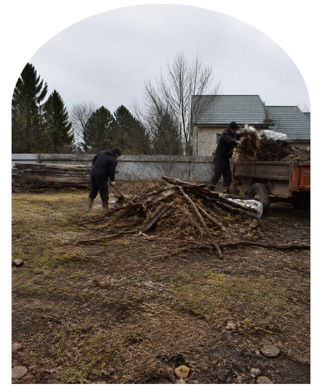 Расчистка участка от кустарника, деревьев и мусора в Махачкале